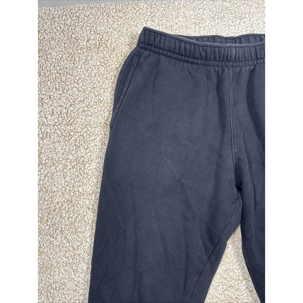 Nike Pants Mens Medium Black Fleece Sweatpants Joggers Elastic Waist BV2671-010